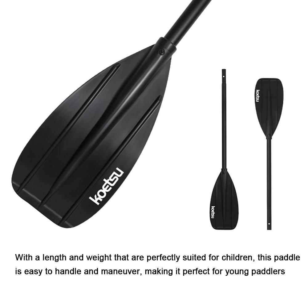 Kids Aluminum Alloy Boat Rafting Kayak Paddle Inflatable Boat Fishing Boat Thickened Hand Paddle Detachable Rubber Boat