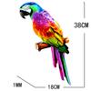 Красочные искусственные попугаи, фигурки, статуэтка, модель птицы, животное, подвесной фотореквизит, миниатюрный DIY для декора двора, лужайки, сада
