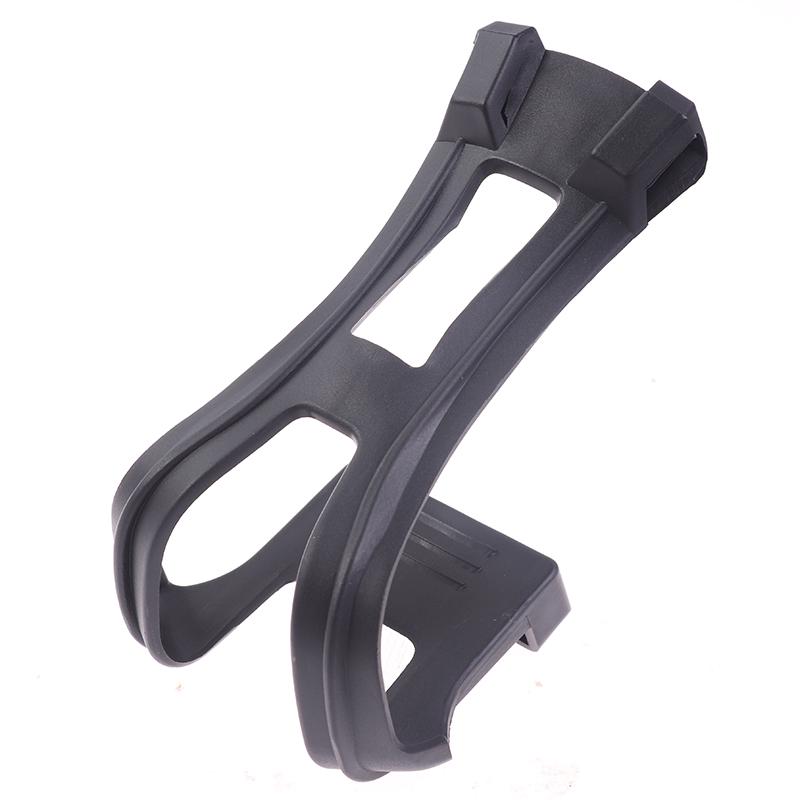 Пара велосипедных велосипедных педалей без ремешков, полузажимы, черные