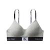 Ck96 Series Small Square Wireless Comfortable Thin Padded Soft Cup Bra Women Underwear Coconut-Gray QF7218-P7A