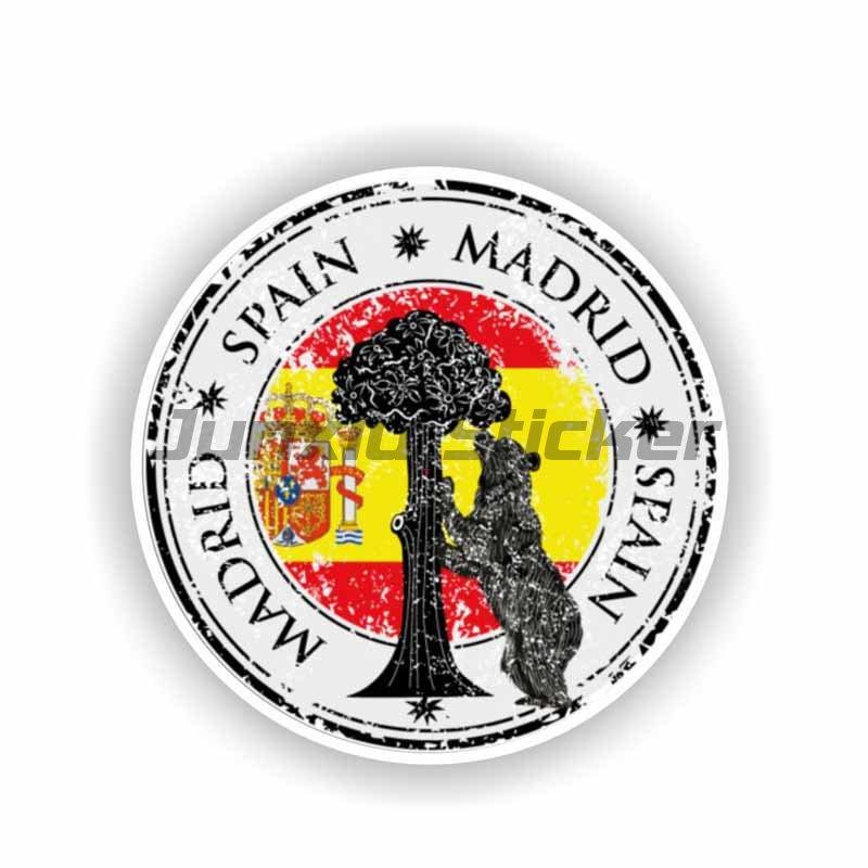 Флаг Испании Наклейка шлем Наклейки на стену Комнаты Наклейки на грузовики Наклейка на грузовик Мотоцикл Аксессуары для велосипедов Наклейка на автомобиль Гонки