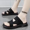 2024 Hot Sale Summer Waterproof Non-Slip Sandals Men's Soft Bottom Wear-Resistant Slippers Dual-Purpose Breathable Sandals Men