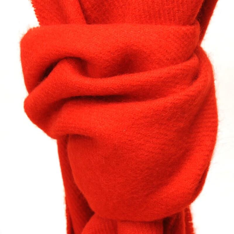 ELSYALN Festive Wool Blend Scarf