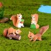 Decor DIY Accessories Decoration Squirrel Figurines Fairy Garden Ornaments Animal Miniature