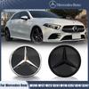 XTRL1 3D Front Grille Star Emblems Logo For Mercedes Benz C W205 A W177 S W217 SL CLA CLS GLA GLB Car Accessories