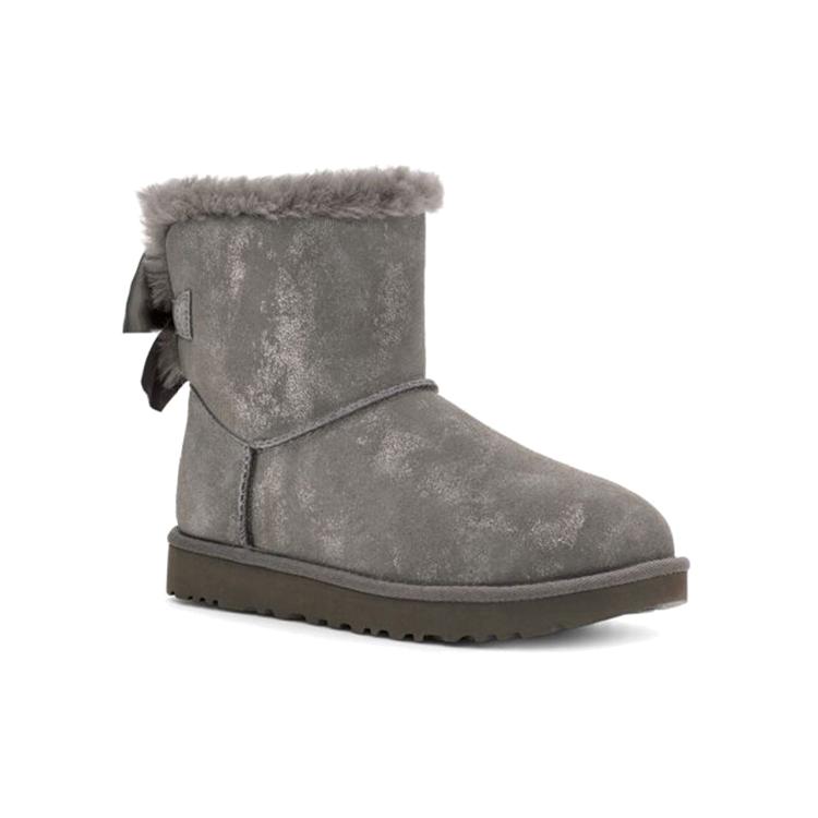 UGG Мини Бейли Боу Глиммер Угольный Женские 1125795-CHRC