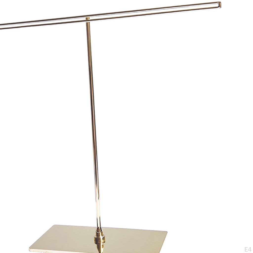 Держатель для браслета и ожерелья, подставка для ювелирных изделий, многоцелевая металлическая планка в форме буквы Т