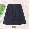 Uniform Pleated Skirt With High Waist For Students Summer College Style
