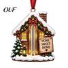 Creative Stocking Stuffer Holder Christmas Money Ornament for Tree, Acrylic Cash Gift Decoration with Red Notes Ribbon, Surprise Holiday Hanging
