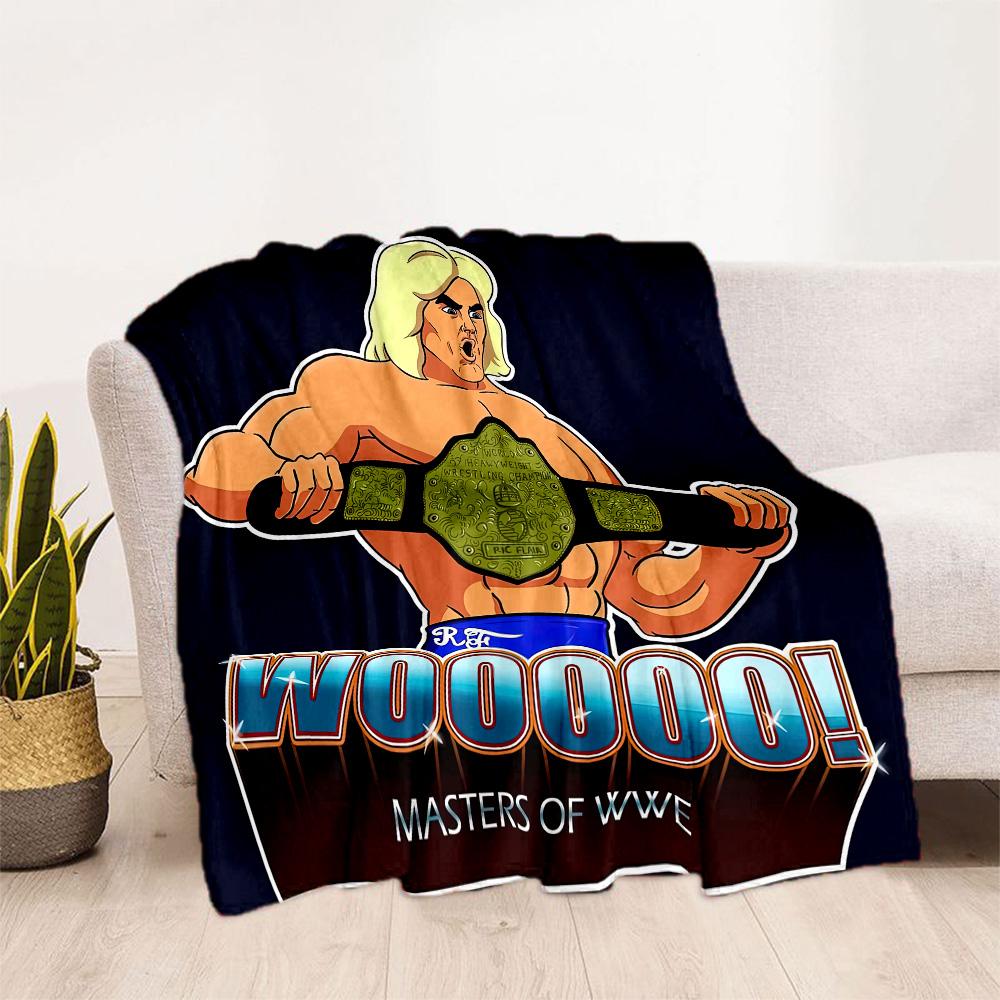 Ric Flair2 Blankets are suitable for living rooms,making them an ideal choice for outdoor travel and gifts.