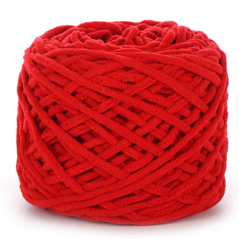 Рукоделие Вязание крючком Пряжа Однорядная нить Крючок Нитка для обуви Толстая линия Домашние тапочки Шарф Подушка Монохромный однотонный цветной клубок ниток