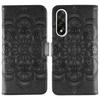 For OnePlus Ace 5 Ultra 5G/Nord 5 5G Case PU Leather Mandala Imprinted Design Wallet Phone Cover