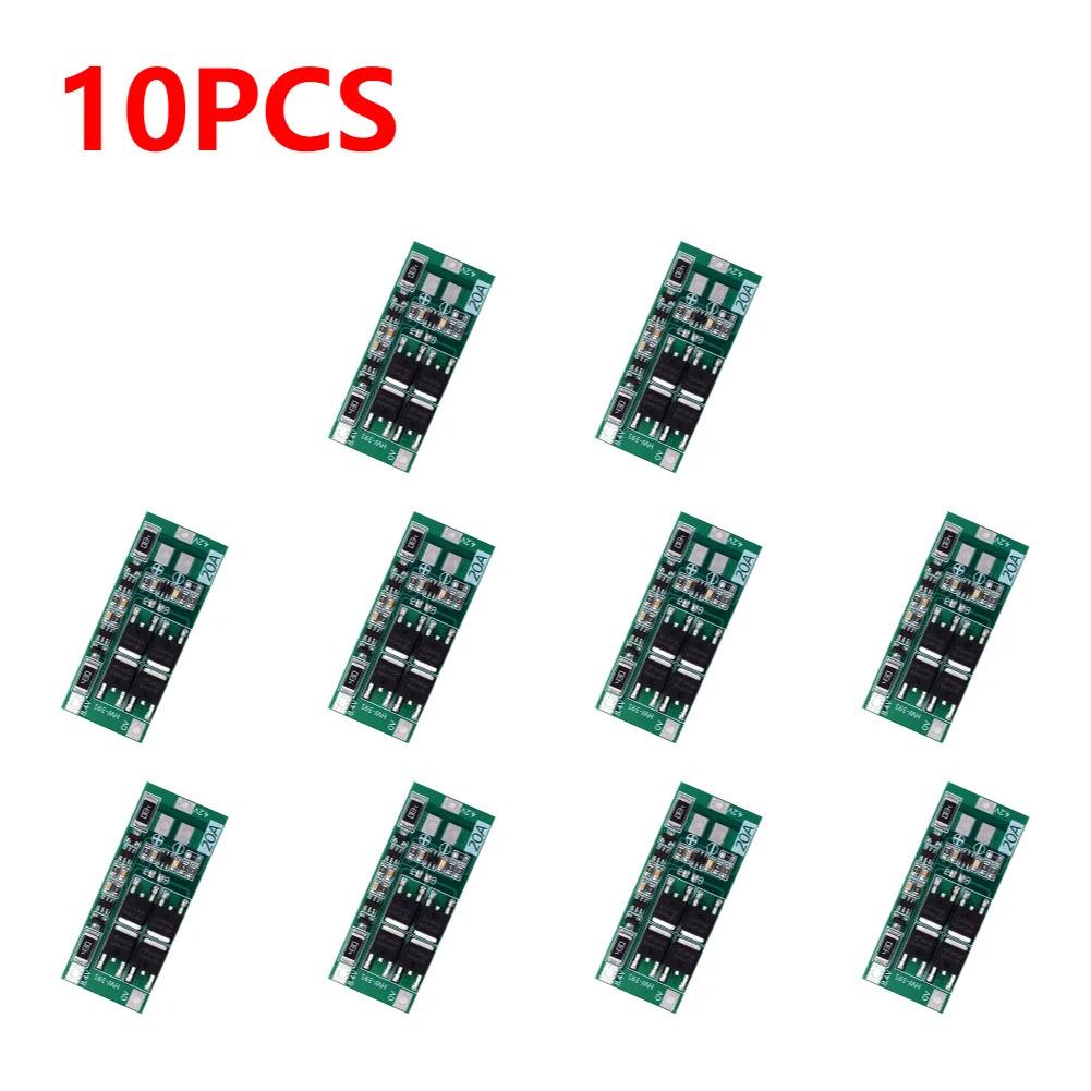 1-30 шт. HW-391 2S 20A 7.4V 8.4V Модуль BMS для 18650 Плата защиты зарядного устройства литиевых батарей 18650 Стандартный/Балансировочный модуль для DIY