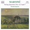 CD BOHUSLAV MARTINŮ, MARTINŮ QUARTET - String Quartets Nos. 4, 5 And 7 8553784 Naxos 2002 Japan ObiClassical Used