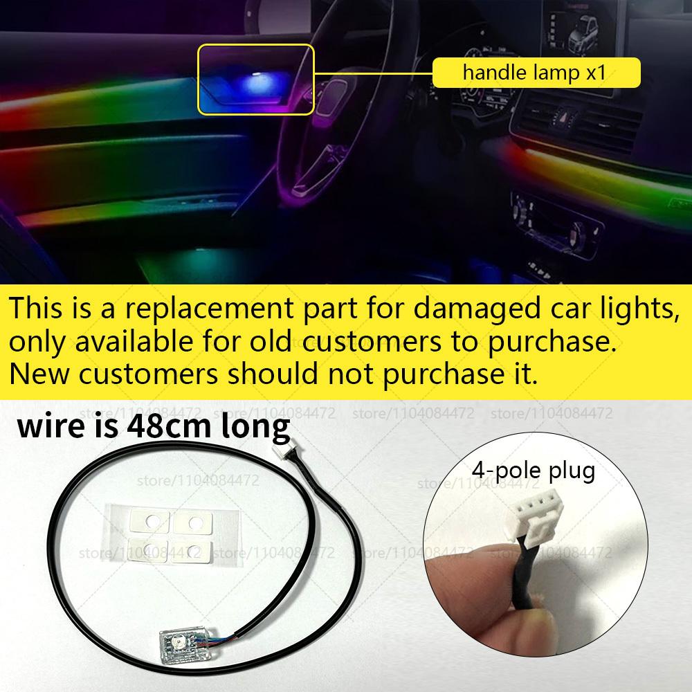 22-в-1 RGB Акриловые Автомобильные Салонные Светодиодные Ленты RGB Скрытая Акриловая Лента Декор Аксессуары для Атмосферы Для Silverado