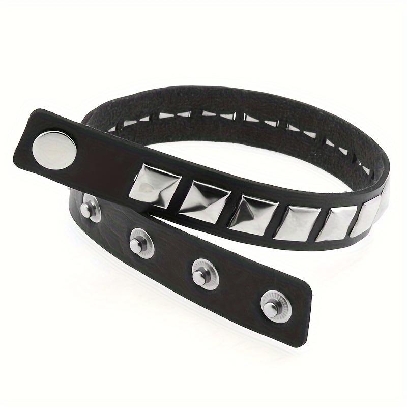 Панк Готический Стиль ПУ Кожаное Ожерелье Y2K Цепочка на Ключицу Вечеринка Рождество Креативный Подарок на День Рождения День Святого Валентина