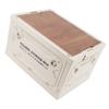 Collapsible Camping Storage Box Pulley Design Waterproof 5 Sides Opening Camping Folding Storage Bins for Car Outdoor