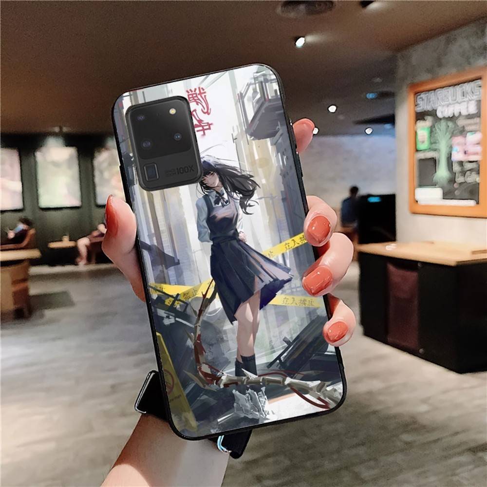 Чехол для телефона Chainsaw Man с Аса Митака (Аниме) для Samsung S 24 Fe 25 Ultra Plus 20 Lite 21 30 22 23 24 22 Ultra 5G Fundas