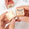 Cute Wooden Rubber Stamps Artistic Style Stationery Stamps  For DIY Card Photo Album Diary Decor