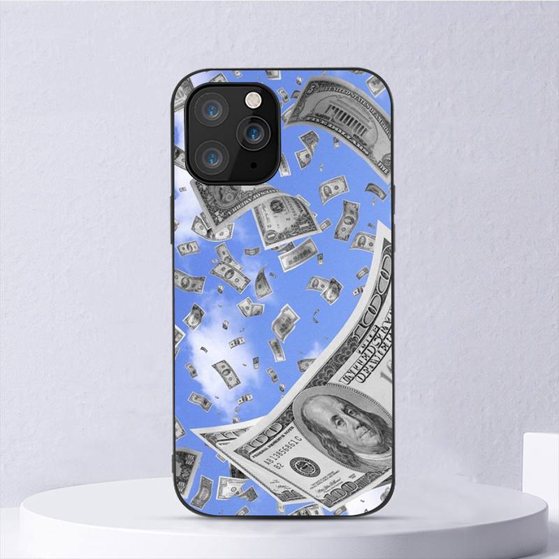 Чехол для телефона с долларами и деньгами для Iphone 11 12 Mini 13 14 Pro Xs Max X 8 7 6s Plus 5 Se Xr Shell