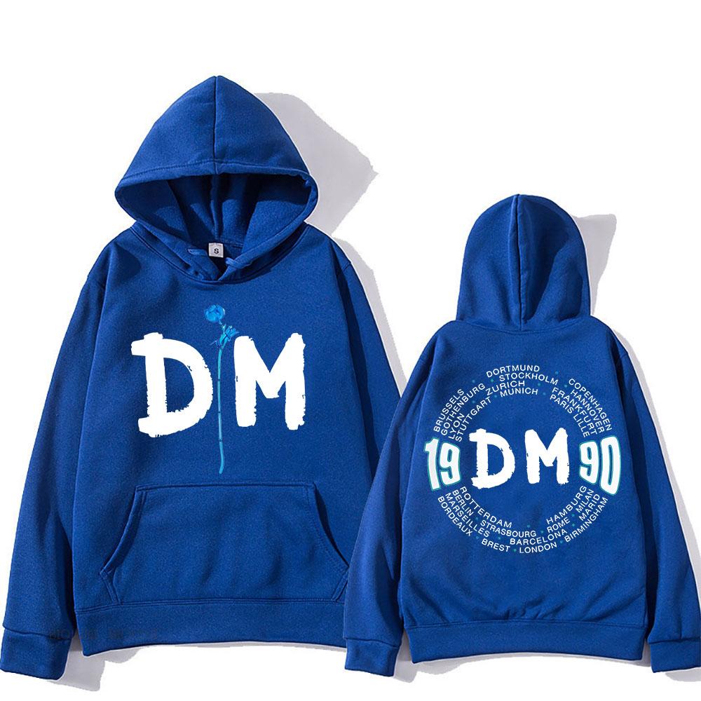 Depeche Mode Hoodie for Autumn/Winter Hip Hop Comfortable Sweatshirt Long Sleeve Gothic Soft Clothes Retro Pullovers