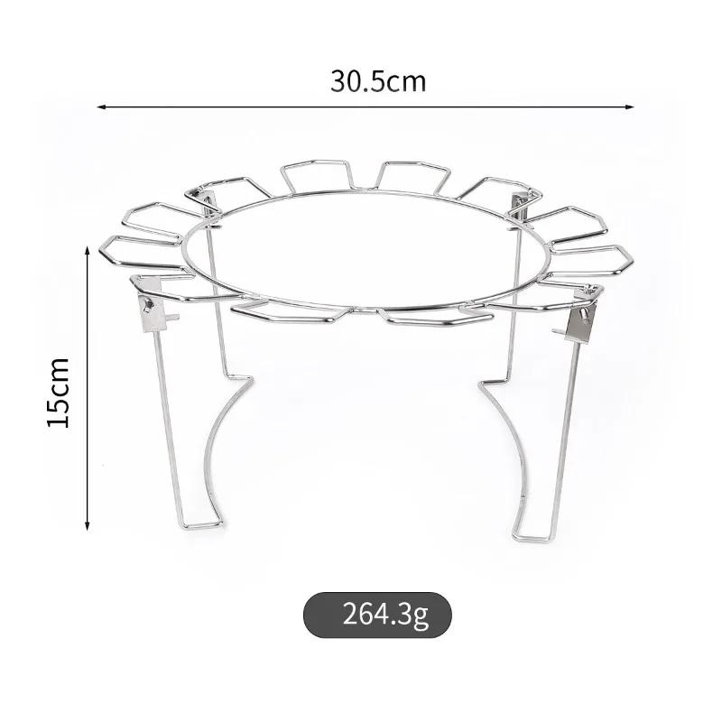 Нержавеющая сталь жареная куриная тарелка подставка для куриных ножек гриль-барбекю инструменты для барбекю на открытом воздухе