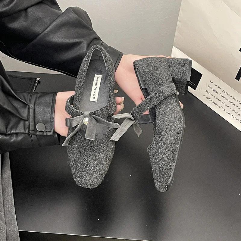 Винтажные женские туфли Мэри Джейн с квадратным носком, удобные на мягкой подошве, на среднем каблуке, лаконичные туфли для вечеринки и свадьбы