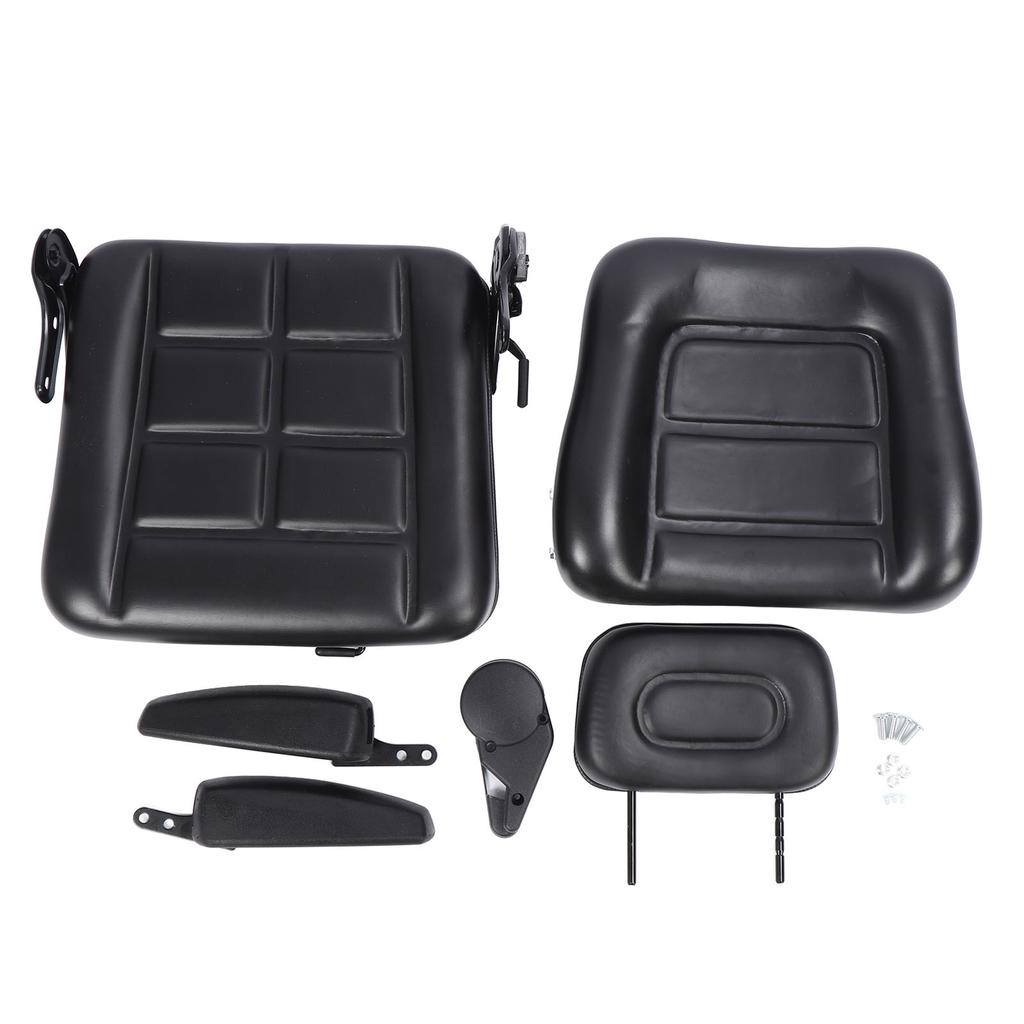 Tractor Seat 3 Level Adjustable Headrest Comfortable Wear Resistant Anti Scratch Excavator Seat for Telehandler