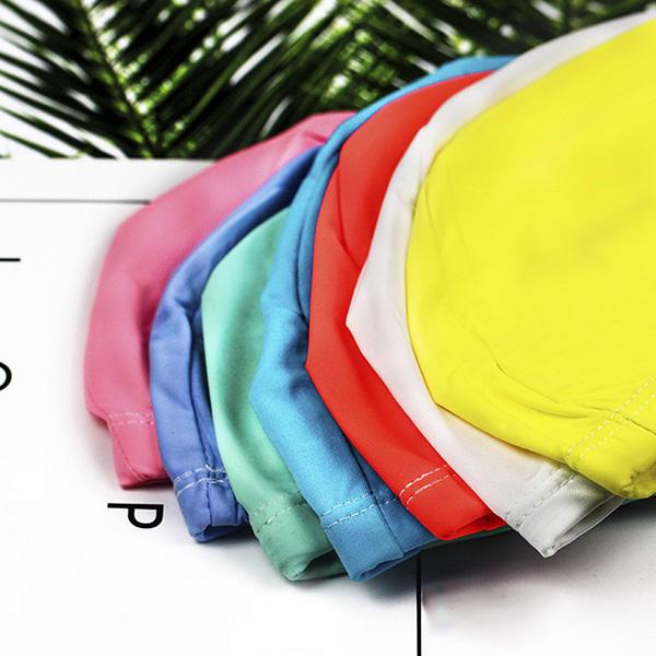 Мужские и женские водонепроницаемые шапочки для плавания, защитная шапка, спортивная шапка на открытом воздухе, случайный цвет