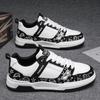 Fashion Men's Printing Flat Sneakers Fashion Casual Shoes 2024 Autumn Comfortable Breathable Street Skateboard Shoes Tenis Masculino