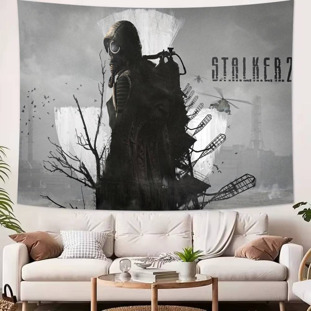 Хоррор Триллер Приключенческая Игра Серия Игр SSTALKER Гобелен Украшение Спальня Общежитие Фон Гостиная Клуб Гобелен