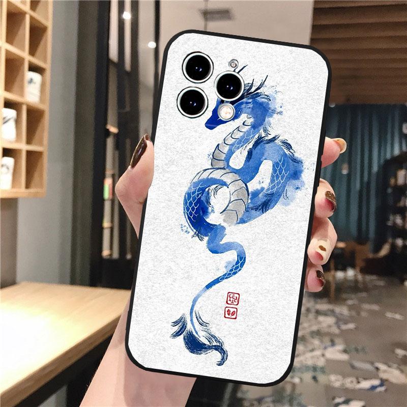 Чехол для телефона с рисунком дракона Для iphone 17 Pro Max 17 Pro Air 16 15 14 13 Pro Max 15 16 Pro 15Plus