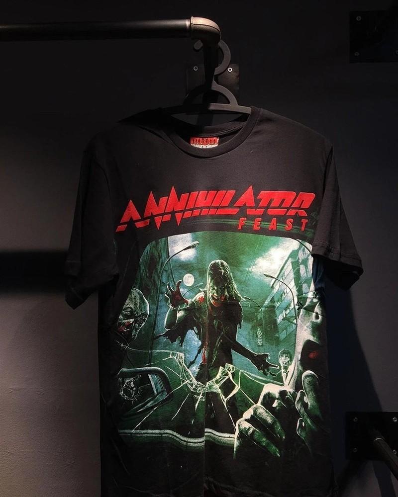 Rare Hot Annihilator Band Feast Cotton Black S to 5XL Shirt SG302 Unisex T-Shirt