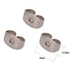100pcs/lot Stainless Steel Blank Post Earring Studs Pins Steel Flat Round Tray Base for Earring Jewelry Findings Supplies DIY