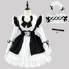 S-5XL Cute Japanese Style Lolita Maid Black and White Girl Dress Lolita Women's Suit
