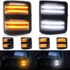 Для Ford F250 F350 F450 F550 08-16 Последовательный Поворотник Сигнальная Лампа 4 Типа Янтарный Динамический Switchback Зеркало DRL Поворотные Сигналы Огни
