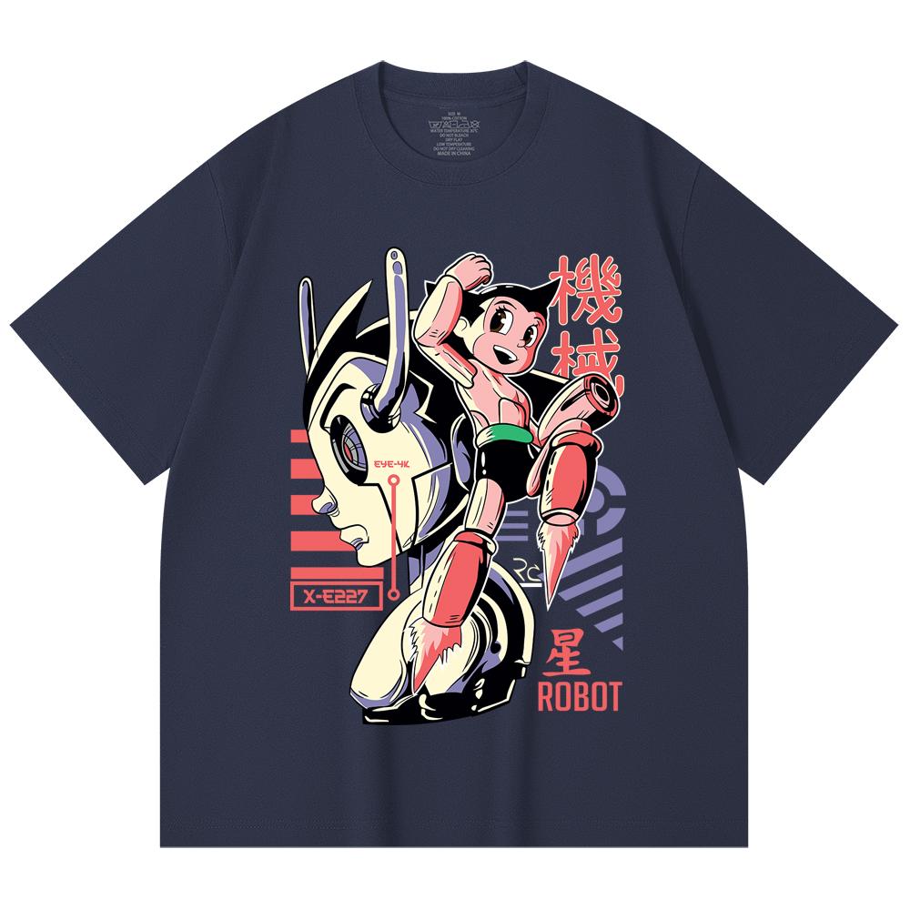 Унисекс футболка из плотного 100% хлопка, 230 г/м², с принтом Astro Boy V1