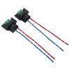 2 Pcs H11 Female Adapter Plug Connector Wiring Harness Sockets with Wire Pigtails for Headlight Fog Light