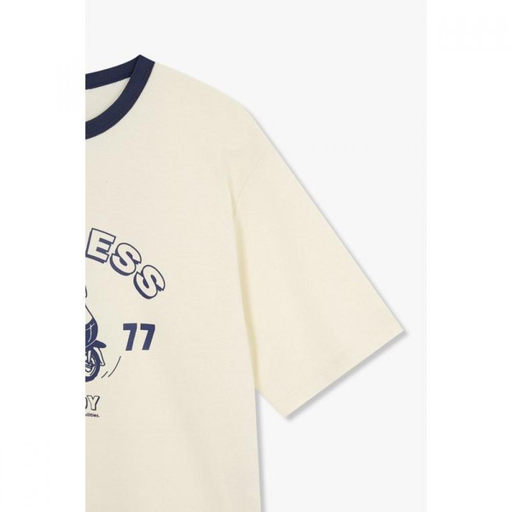 STudio Tomboy ArTwork Ringer T shirT 9176222996