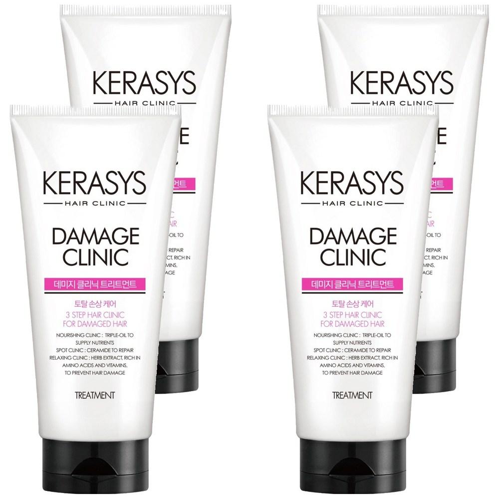 Kerasis Damage Clinic Treatment 300ml 4 pcs