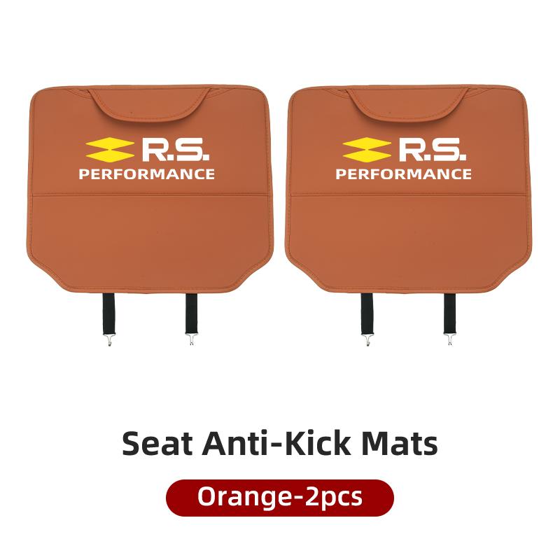 Car Seat Anti-Kick Pad Seatback Storage Protector Cover Accessories For Renault QM6 Kardian Rafale Espace Trafic AUSTRAL Kangoo AA16