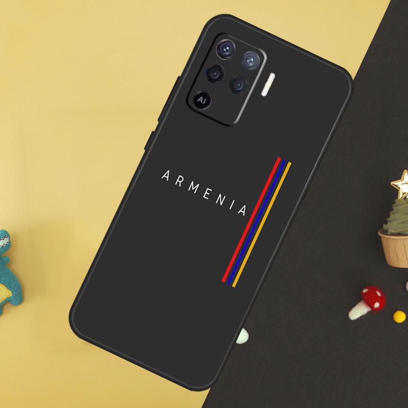 Armenia Armenians Flag For OPPO A9 A5 A53 2020 A52 A72 A96 A76 A16 A54 A74 A94 A58 A78 A98 A15 A79 A17 A57 A77 Case