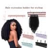 Hooks Hair Extension Holder Silicone Wig Storage Rack Multifunction Wig Storage Hanger for Salon