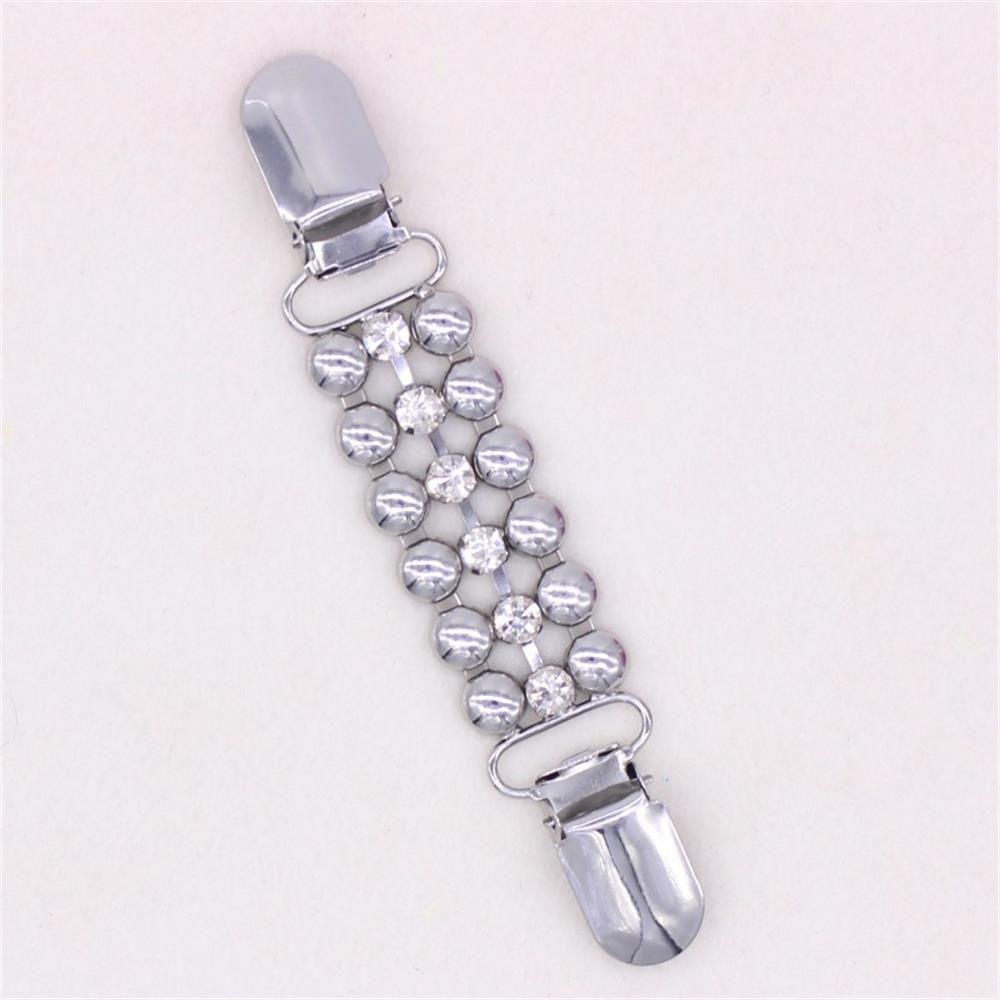 Trendy Retro New DIAMOND Sweater Blouse Pin Shawl Brooch Duck Clip Clasps Cardigan Clip