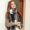 Deqing Siyue Scarf 2025 New Autumn and Winter Thickened Warm Imitation Cashmere Scarf Plaid Printing Autumn and Winter Scarf Women