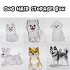Clear Puppy Hair Memorial Keepsake Capsule Pet's Dog Fur Container DIY Pendant Keychain Decor Pet Lovers Home Display Gifts