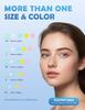 Cute Star Hydrocolloid Face Pimple Patches 510 Tea Tree Salicylic Acid Centella Oil Covers 5 Sizes (8 10 12 14 16mm)