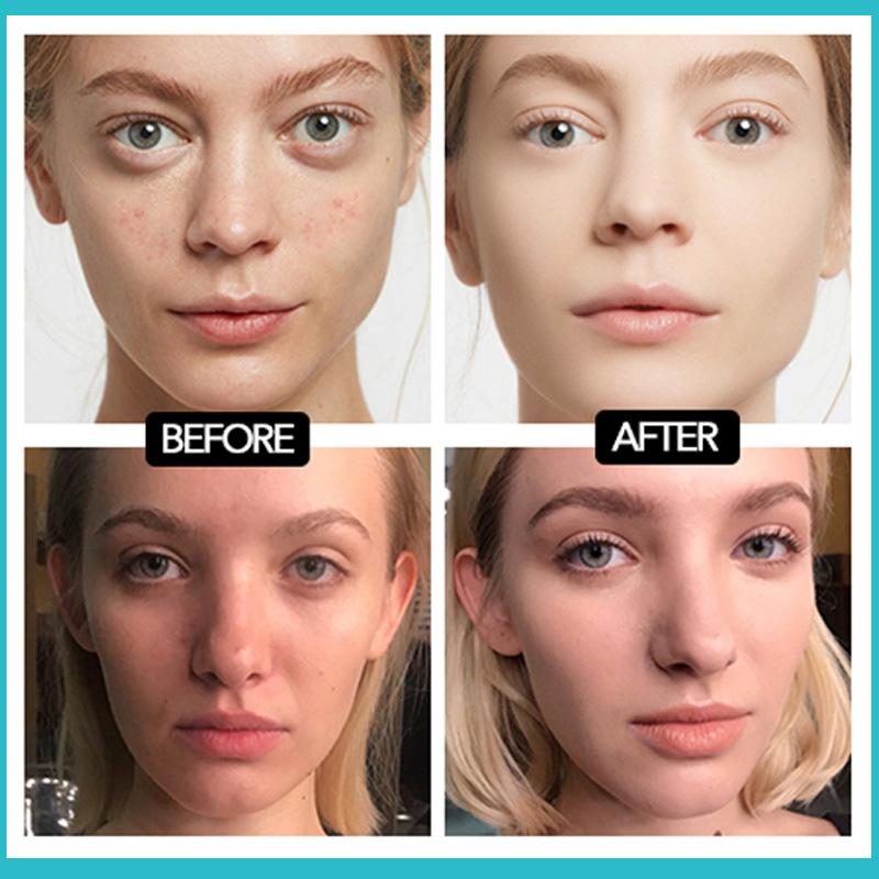 Матовая и беспористая жидкая основа Fair Porcelain Shade, 30 мл, водонепроницаемая, покрывает шрамы от прыщей и изолирует, жидкая тональная основа