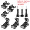 J Hook Quick Release Mount Base Screw For GoPro Hero 12 11 10 9 8 7 6 5 SJCAM Insta360 X2 X3 DJI Osmo Action Camera Accessories