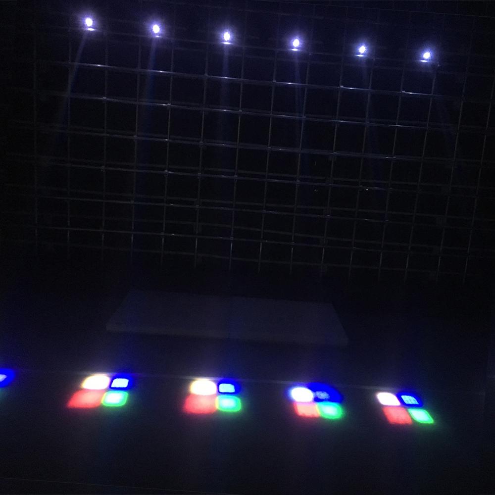 Светодиодная лампа Lixada со сценическими эффектами, общая мощность 50 Вт, вращающаяся подвижная головка, DMX512, звуковая активация, главный-подчиненный